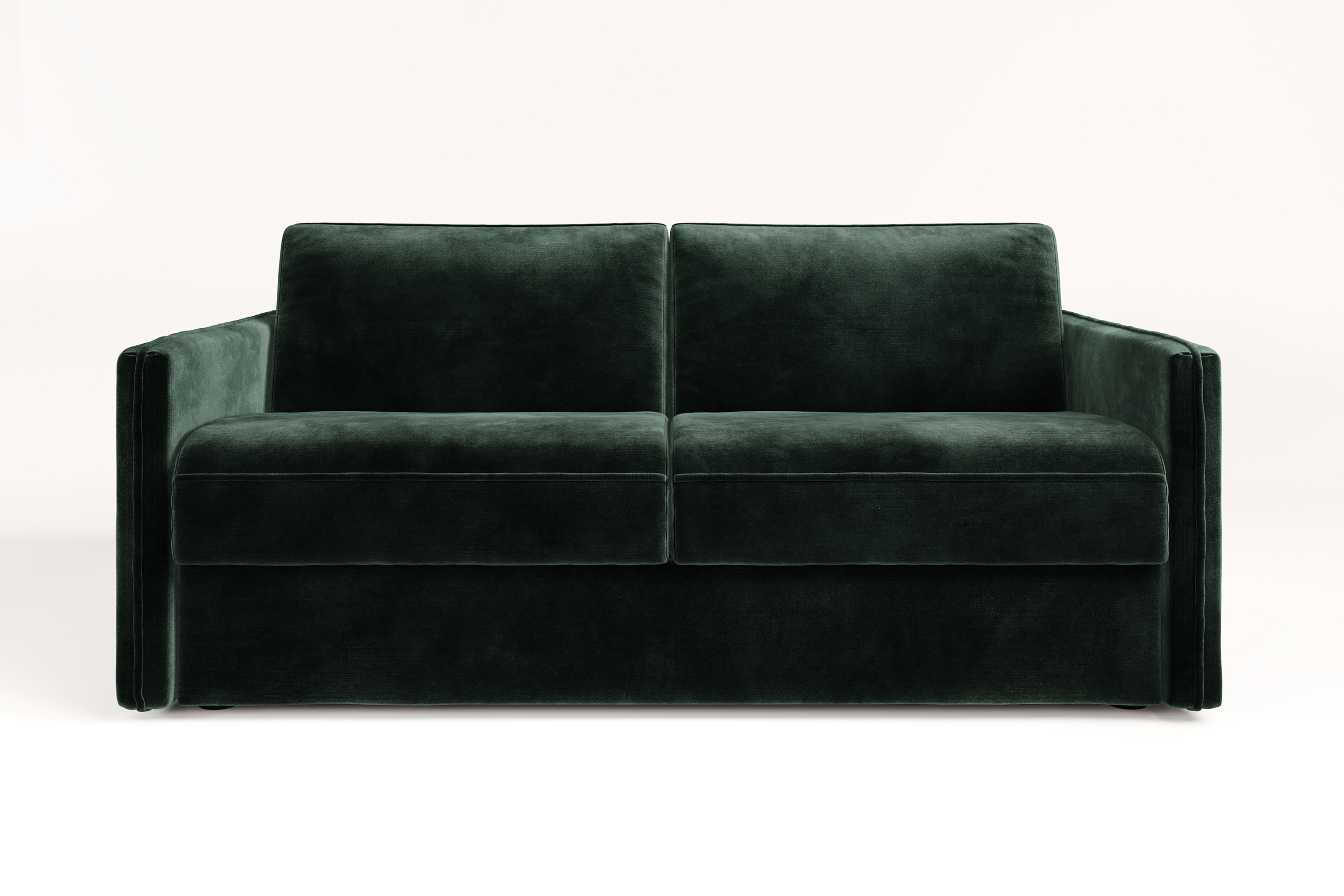 Deans Furnishers Upholstery Slim Sofa Bed with Sprung Mattress